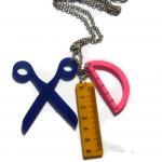 Geometry Necklace,back To ..