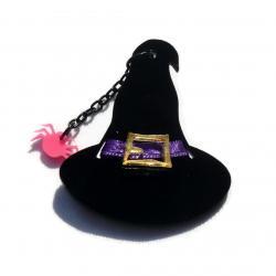 Halloween Jewelry, Witch Hat Brooch,Lasercut Acrylic